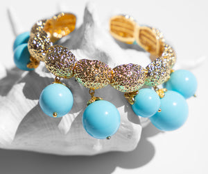 Katerina Psoma Valeria Bracelet with turquoise beads