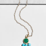 Katerina Psoma Turquoise  drop Pendant necklace