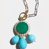Katerina Psoma Turquoise Pendant necklace