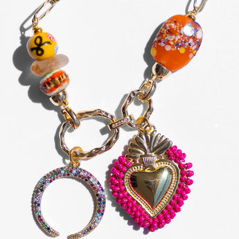 Katerina Psoma Amore Pink Charm Necklace