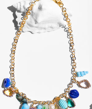 Katerina Psoma Albia Short Necklace with various elements