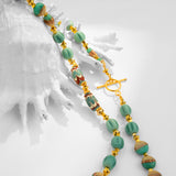 Katerina Psoma Rosalba Light Blue Long Necklace