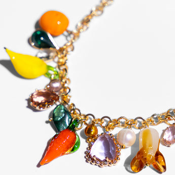 Katerina Psoma Albia Multicolor Short Necklace with various charms