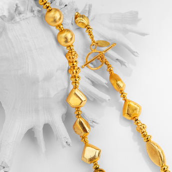 Katerina Psoma Rosalba Gold Platted Long Necklace