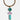 Katerina psoma Turquoise Necklace on gold plated chain
