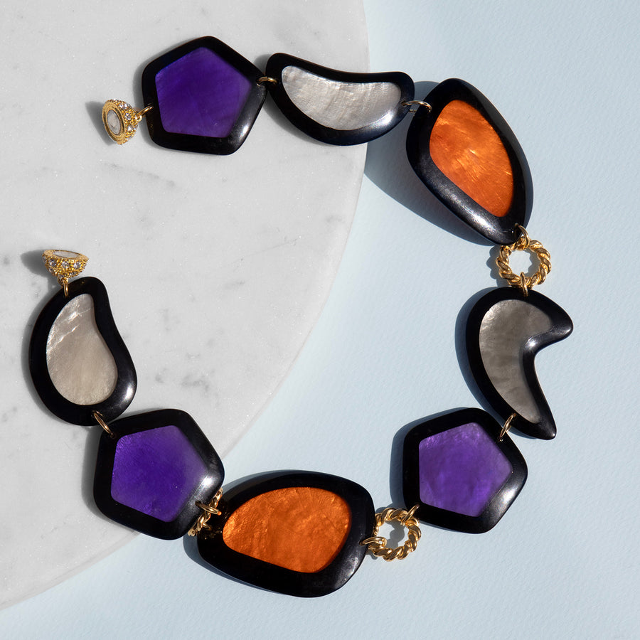Katerina Psoma Memphis Multicolor Short Necklace