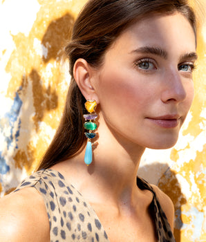 Katerina PsomaTurquoise Drop Earrings