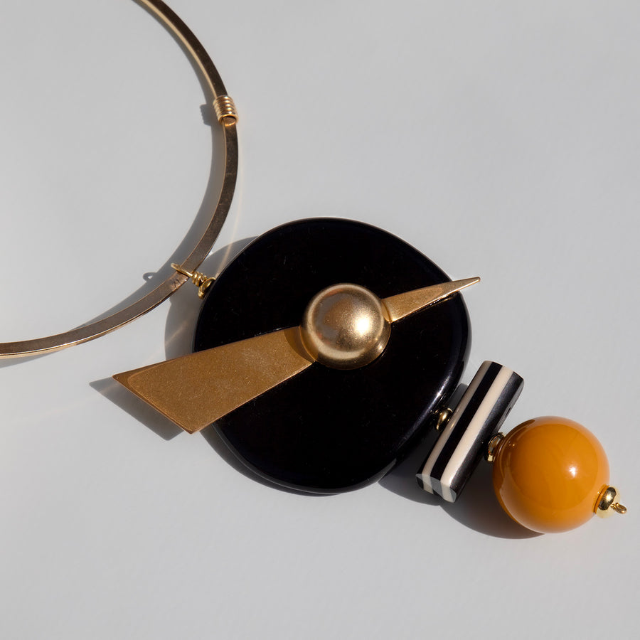Katerina Psoma Memphis Black Necklace