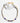 Katerina Psoma Evil Eye White Short Necklace