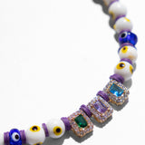 Katerina Psoma Evil Eye White Short Necklace
