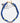 Katerina Psoma Evil Eye Blue Short Necklace