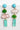 katerina Psoma pink and turquoise dangle earrings