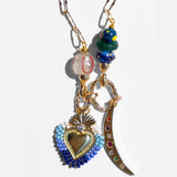 Katerina Psoma Amore Blue Charm Necklace