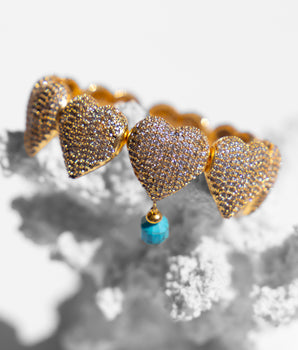 Katerina Psoma Lucy Bracelet with Turquoise Stone