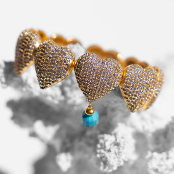 Katerina Psoma Lucy Bracelet with Turquoise Stone