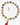 Katerina Psoma gold plated metal short necklace with semi precious stones
