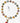 Katerina Psoma gold plated metal short necklace with semi precious stones