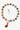 Katerina Psoma gold plated metal short necklace with semi precious stones