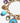 Katerina Psoma Turquoise Bracelet with chain and charms