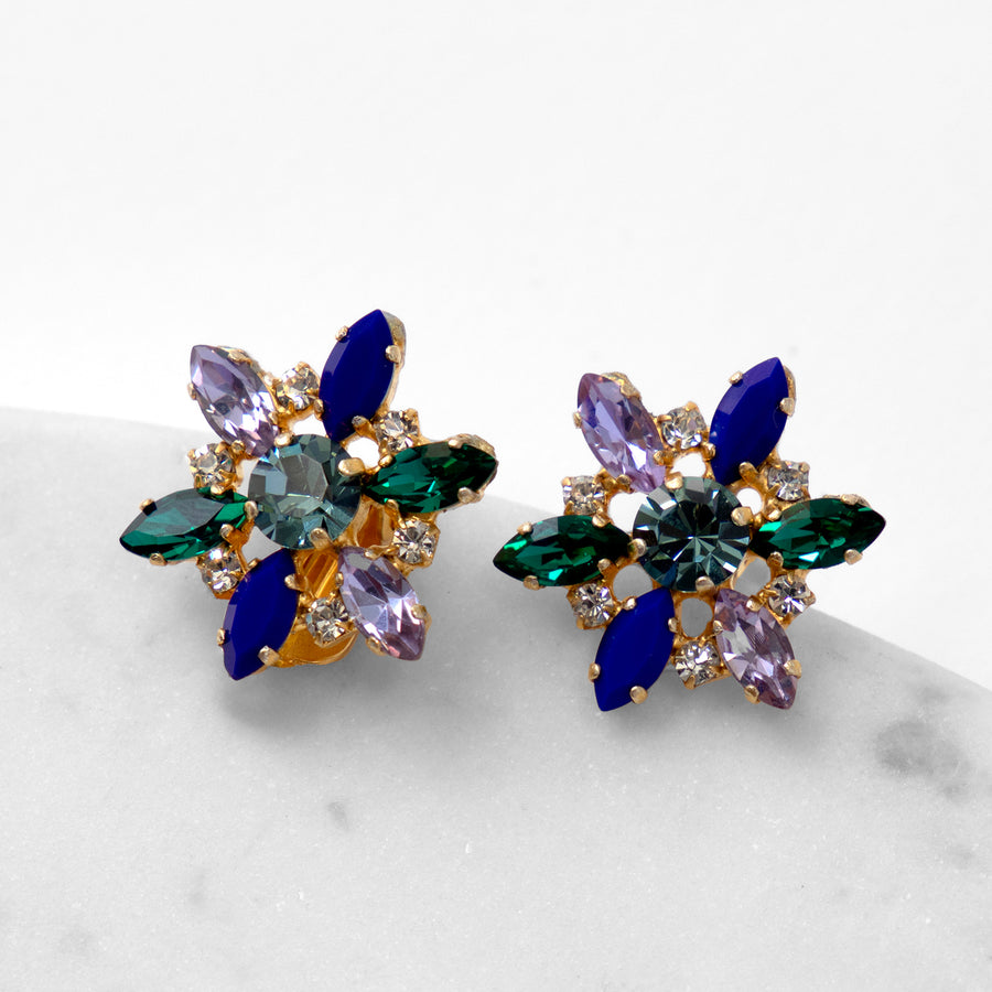 Katerina Psoma Alice Mini Multicolored Clip Rosettes