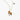 Katerina Psoma gold plated 925 silver chain pendant with an enamel animal pendant and fresh water pearl