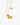 Katerina Psoma gold plated 925 silver chain pendant with an enamel animal pendant and amethyst