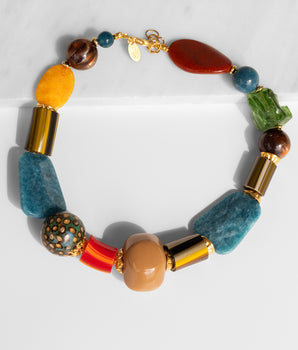 Katerina Psoma Murano Colorful Short Necklace