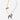 Katerina Psoma gold plated 925 silver chain pendant with an enamel animal pendant and coral
