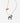 Katerina Psoma gold plated 925 silver chain pendant with an enamel animal pendant and coral