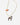 Katerina Psoma gold plated 925 silver chain pendant with an enamel animal pendant and coral