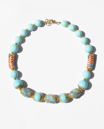 katerina Psoma Turquoise short necklace