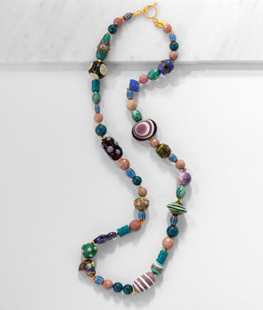 Katerina Psoma Fenice Blue Long Necklace