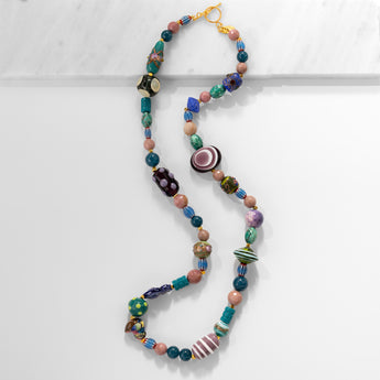 Katerina Psoma Fenice Blue Long Necklace