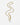 Katerina Psoma gold plated Chain necklace with a carved crystal quartz bottle pendant