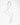 Katerina Psoma Murano Amphora glass cord pendant in light blue and white colors
