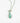 Katerina Psoma Murano Amphora glass cord pendant in grey and green colors