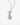 Katerina Psoma Murano Amphora glass cord pendant in grey and green colors