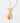 Katerina Psoma Murano Amphora glass cord pendant in pink yellow colors