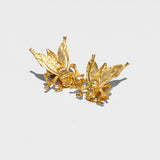 Katerina Psoma Gold insect-shaped earrings