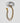 katerina psoma gold plated 3 row necklace with a metal rose clasp