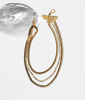 Katerina Psoma  Short Triple Vintage Chain Necklace