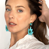Katerina Psoma Antheia Dangle Earrings in Turquoise
