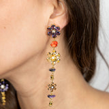 Katerina Psoma Margherite Earrings in Orange
