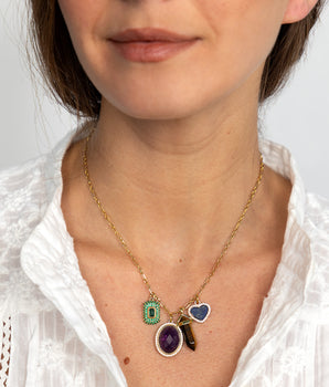 Katerina Psoma Aylin Long Necklace with various Charms