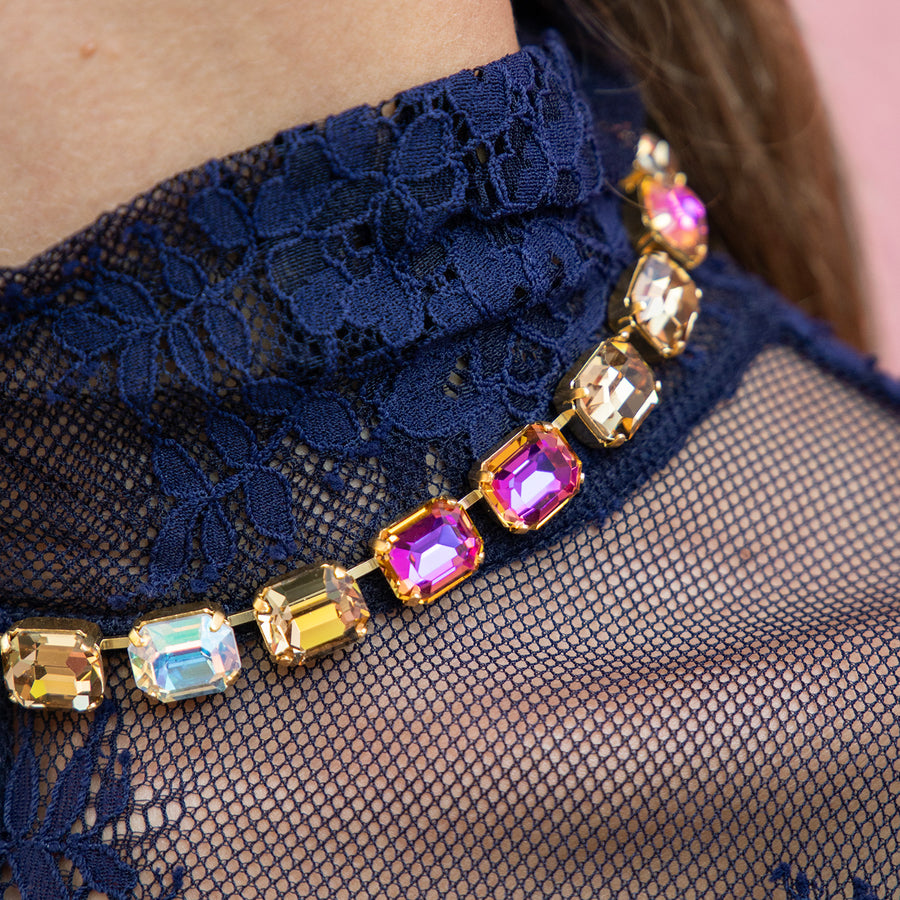 Katerina Psoma Luciana Necklace with Crystals