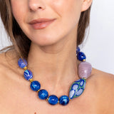 Katerina Psoma Memphis Blue Murano Necklace