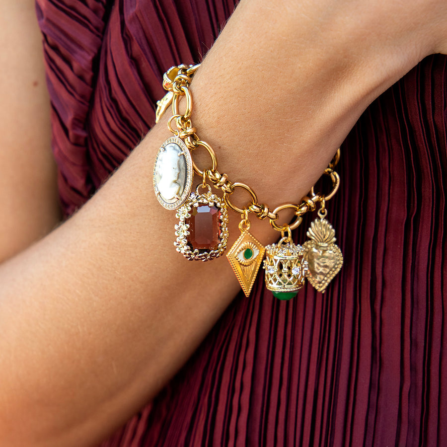 Katerina Psoma Claudia Chain Bracelet with Charms