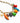 Katerina Psoma short chain necklace with exotic charms and crystals