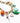 Katerina Psoma short chain necklace with exotic charms and crystals