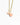 Katerina Psoma gold plated Chain necklace with a carved rhodochrosite bottle pendant